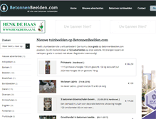 Tablet Screenshot of betonnenbeelden.com